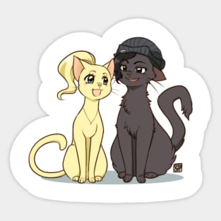 Bughead Cats Sticker